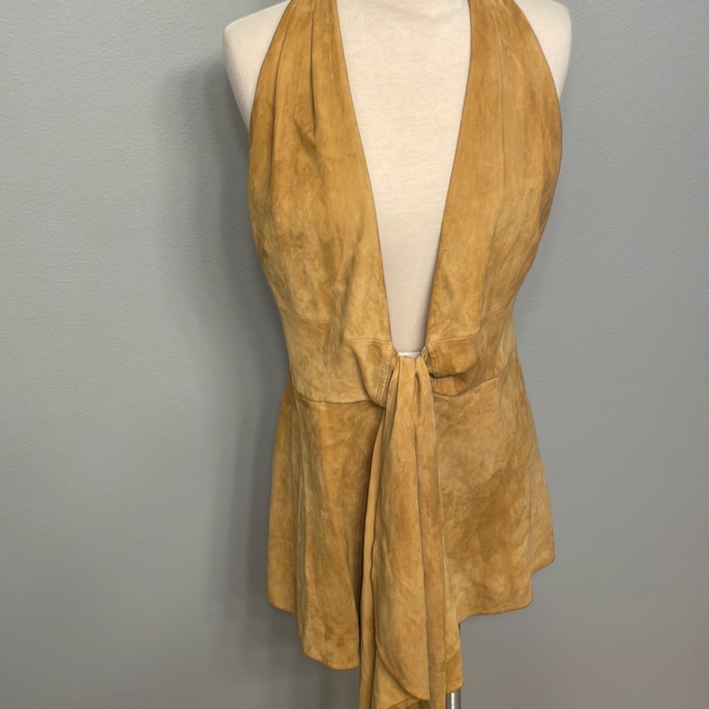 Lafayette 148 Suede Vest/Shirt Size 6